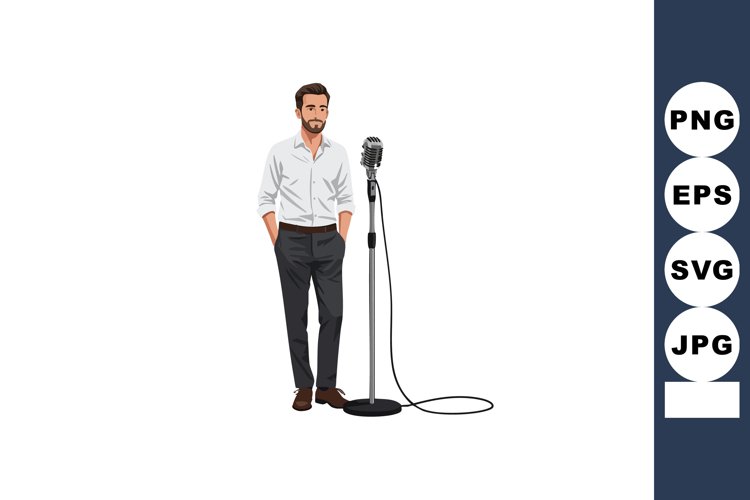 Microphone Clipart Image 8
