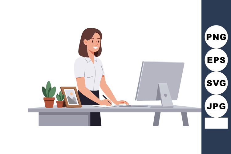 Woman Clipart Image 5