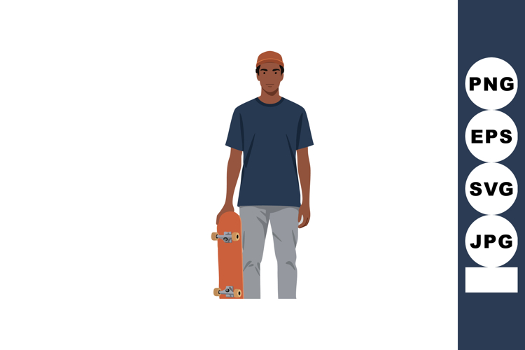  Skateboard Clipart Image 5