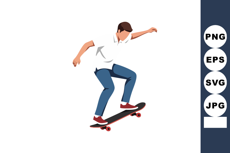 Skateboard Vector Image 24