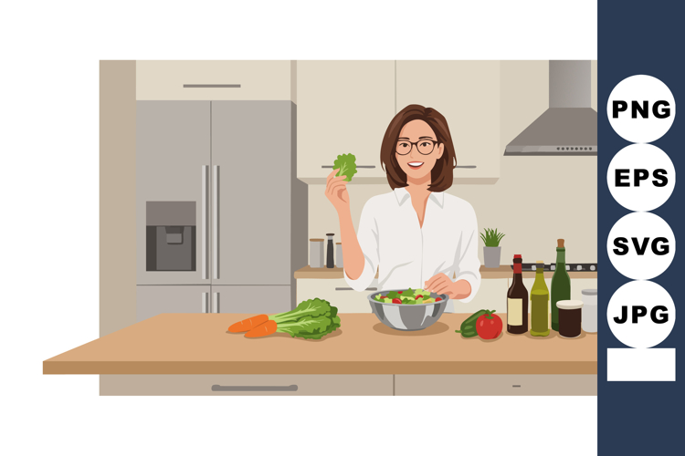 Salad Clipart Image 4