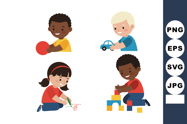 Playing Clipart Image 8