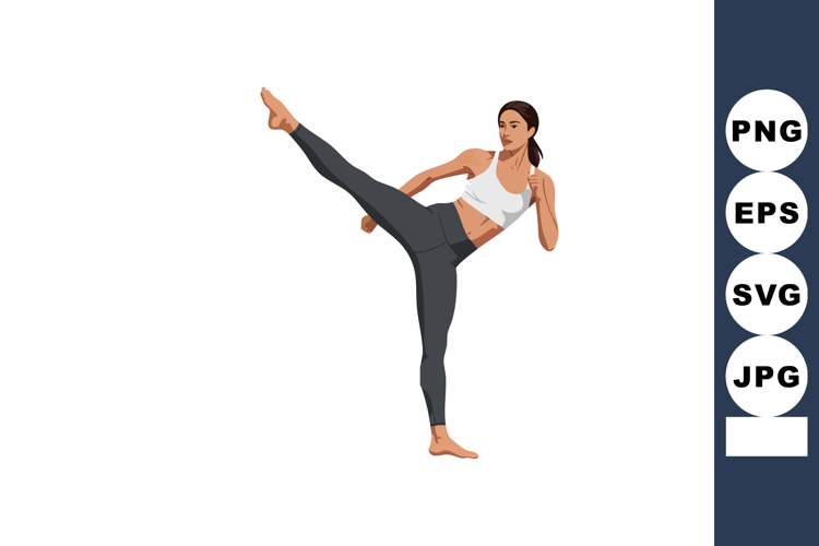 Kick Clipart Image 2