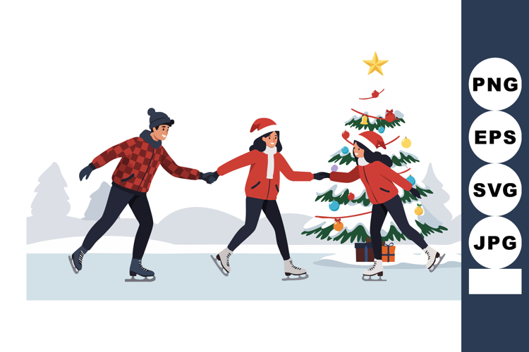Skating Clipart Image 2