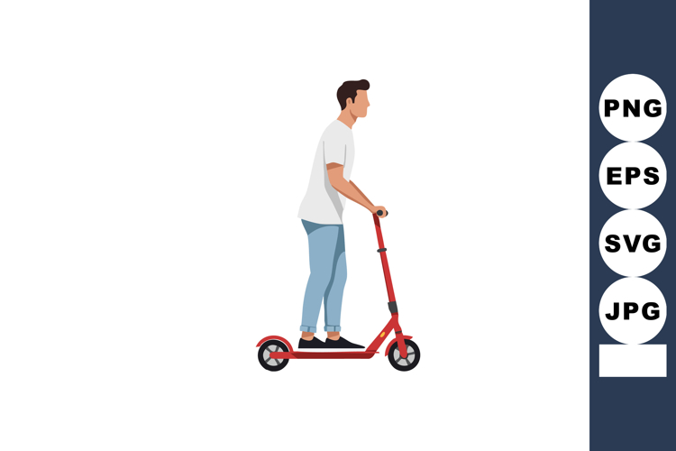Scooter Clipart Image 10