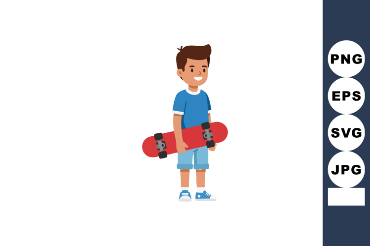  Skateboard Clipart Image 4