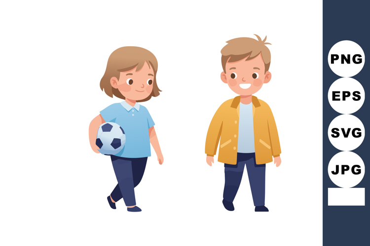 Playing Clipart Image 4
