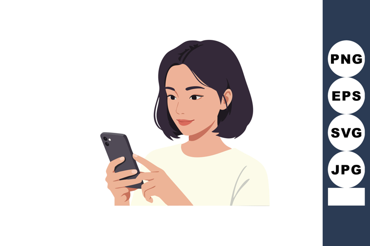 Texting Clipart