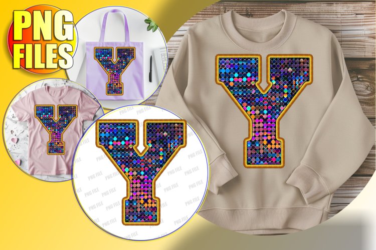 Y Doodle Letter Style Print Whimsical Festive Fun!