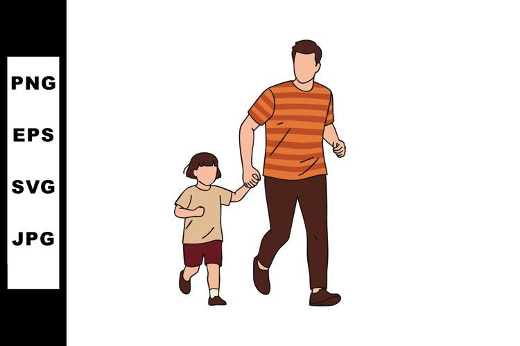 Holding Hands Clipart Image 2