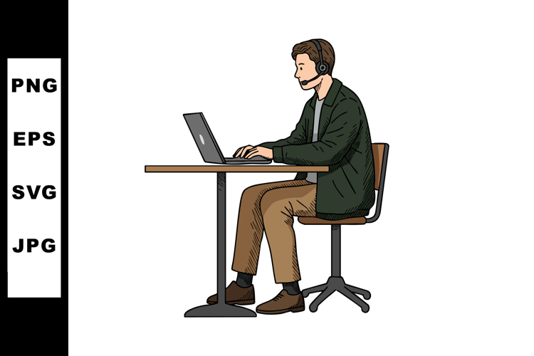 Headset Clipart Image 20