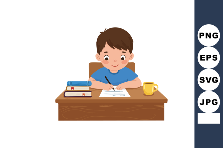 Studying Clipart Image 7