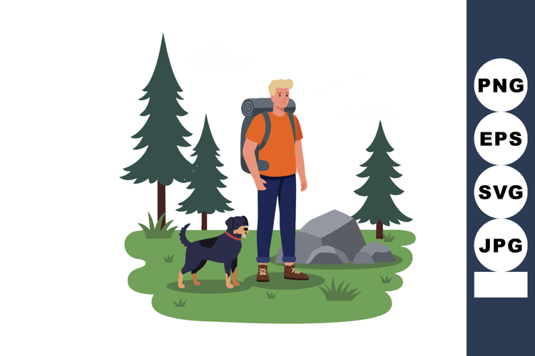 Hiking Clipart Image 12