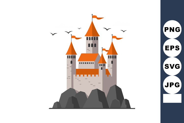 Castle Clipart Image 16