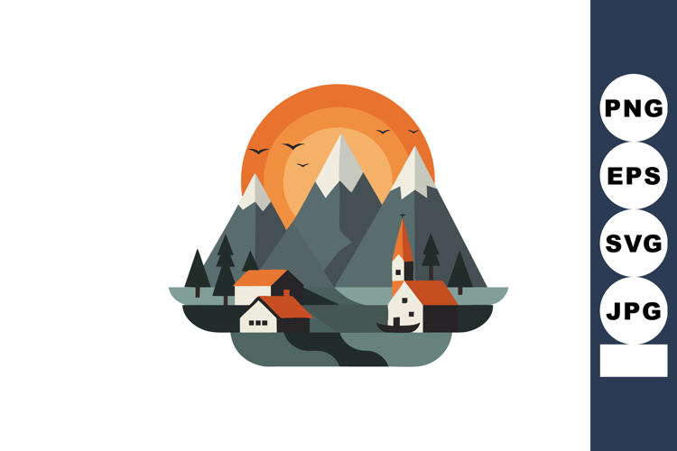 Village Clipart Image 17