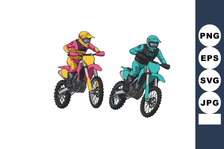 Dirt Bike Clipart Image 5