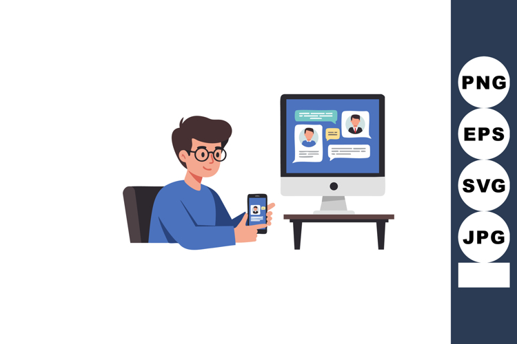 Smartphone Clipart Image 14