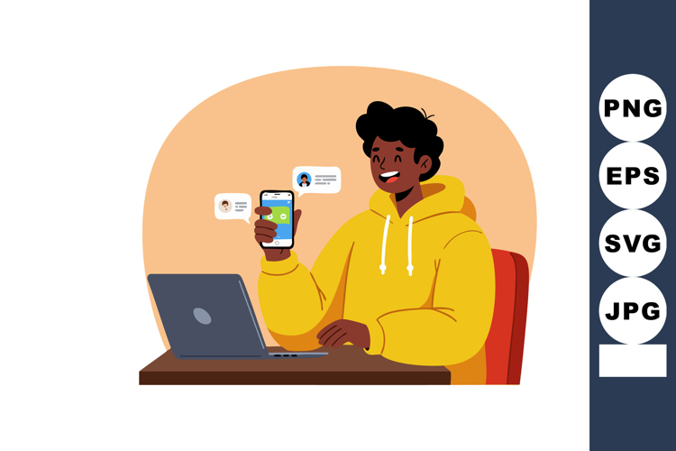 Smartphone Clipart Image 13