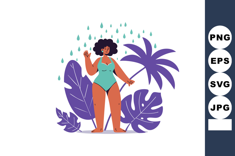 Raindrops Clipart Image 17