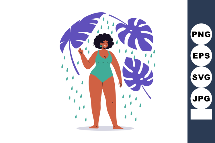 Raindrops Clipart Image 16