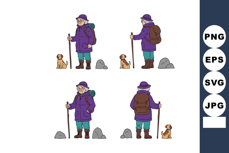 Hiking Clipart Image 13