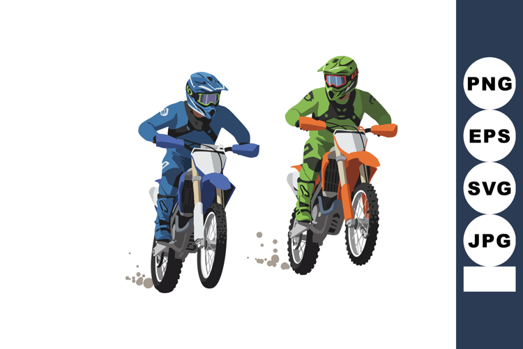 Dirt Bike Clipart Image 4