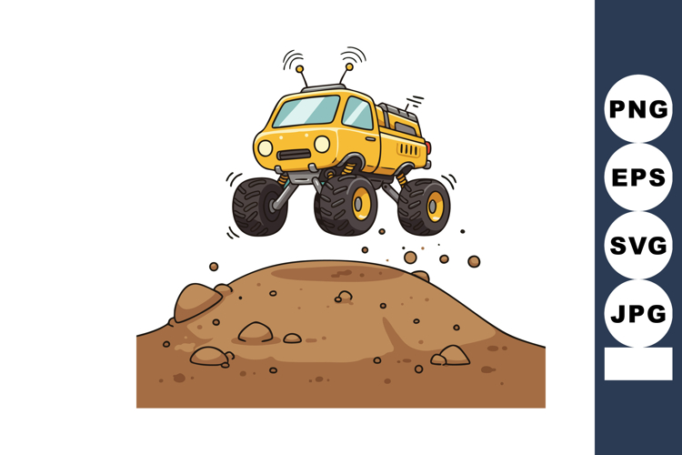 Monster Truck Clipart Image 13