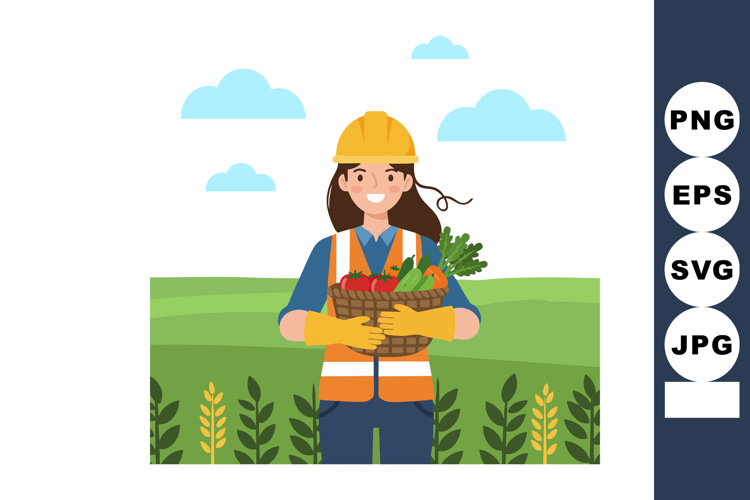 Farmer Clipart Image 4