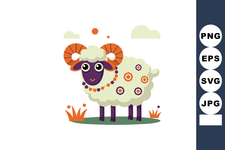 Sheep Illustration Image 22