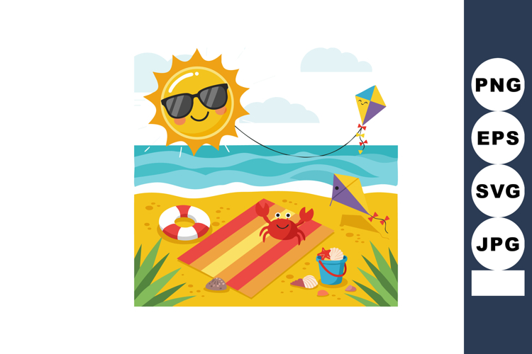Kites Clipart Image 7
