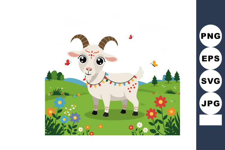 Goat Clipart Image 8