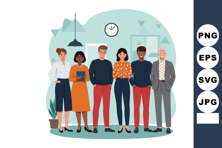 Group Of People Clipart Image 13