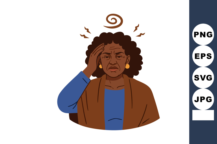 Curly Hair Clipart Image 10