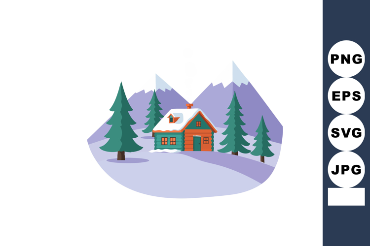Cabin Clipart Image 24