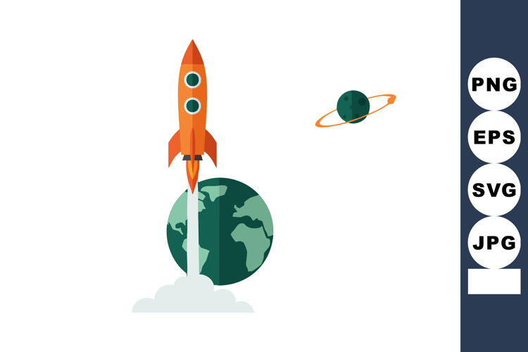 Rocket Clipart Image 13
