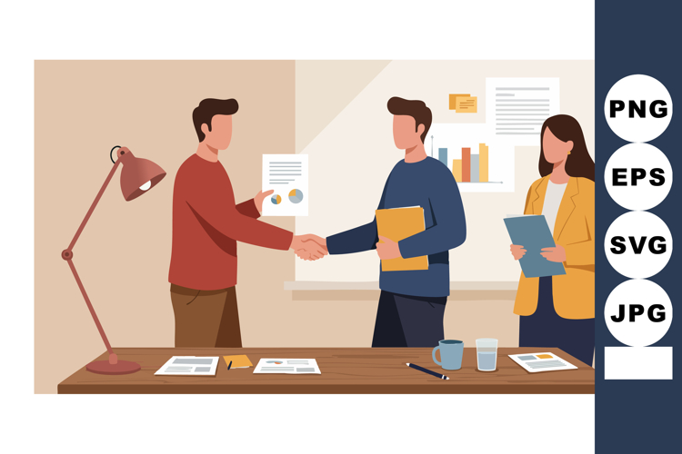Handshake Clipart Image 24