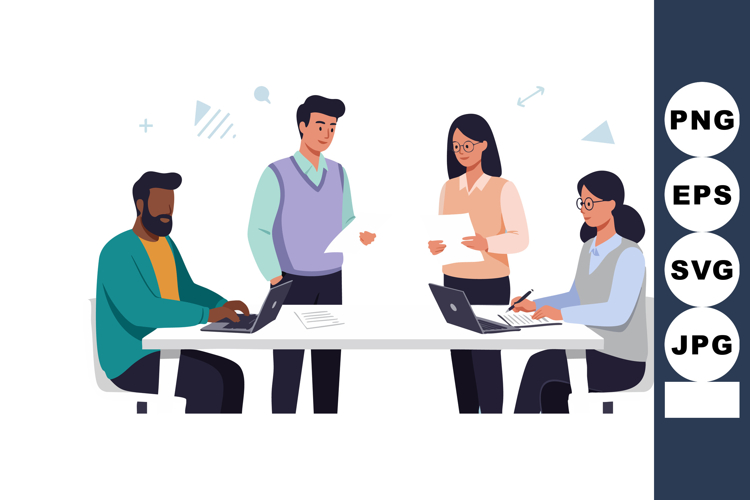 Working Together Clipart Image 13
