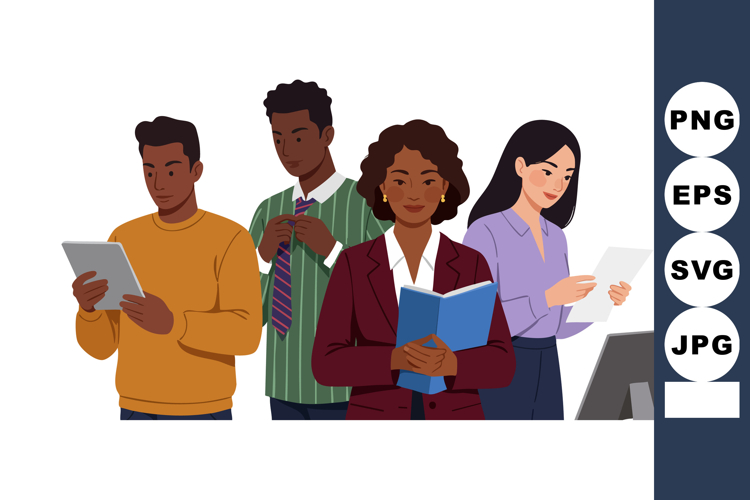 Group Of People Clipart Image 17