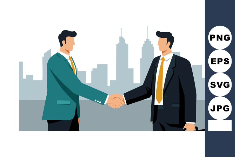 Handshake Clipart Image 16