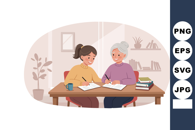 Studying Clipart Image 12