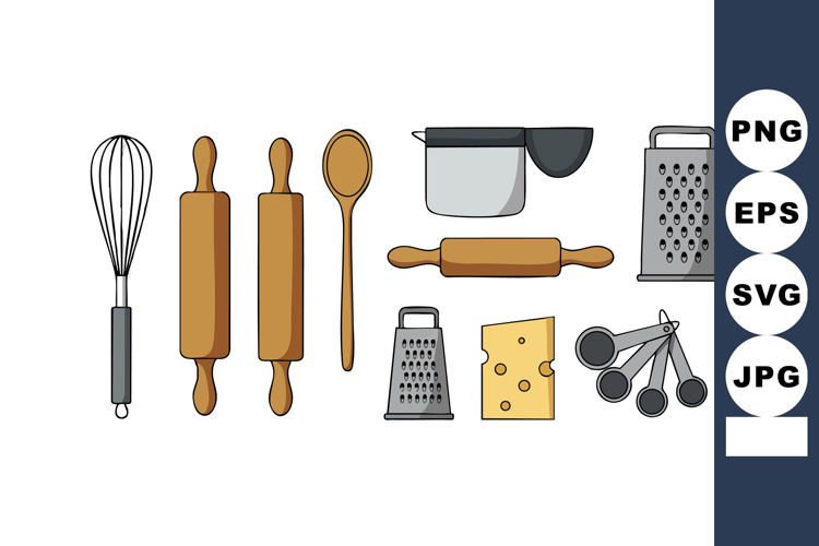 Kitchen Utensils Clipart Image 10