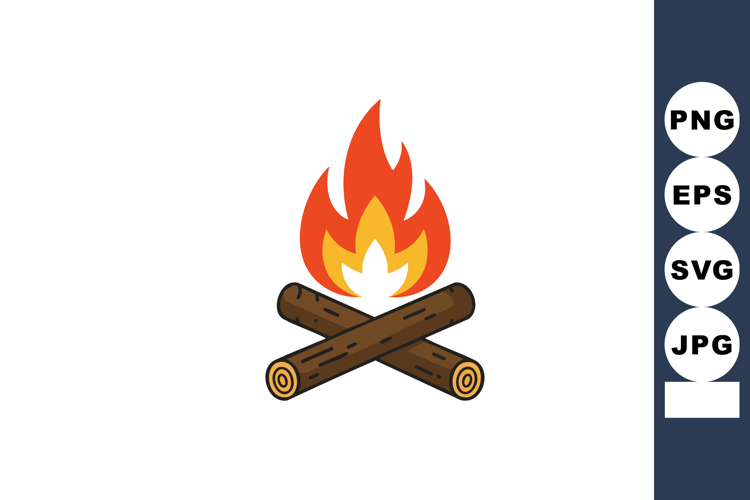 Campfire Illustration Image 8