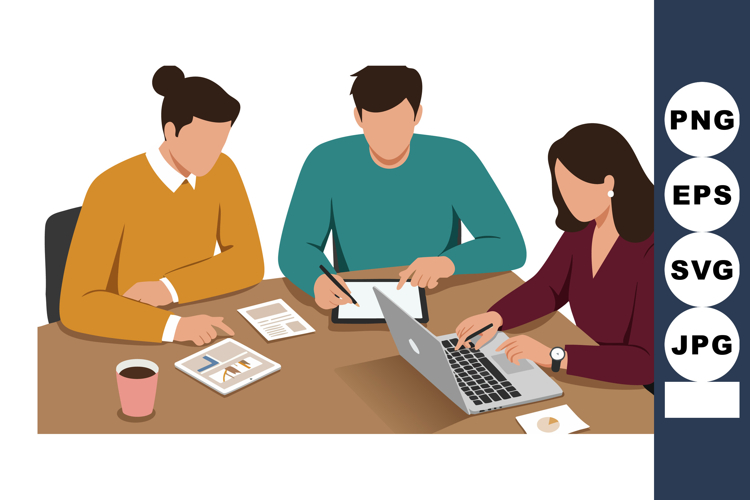 Working Together Clipart Image 16