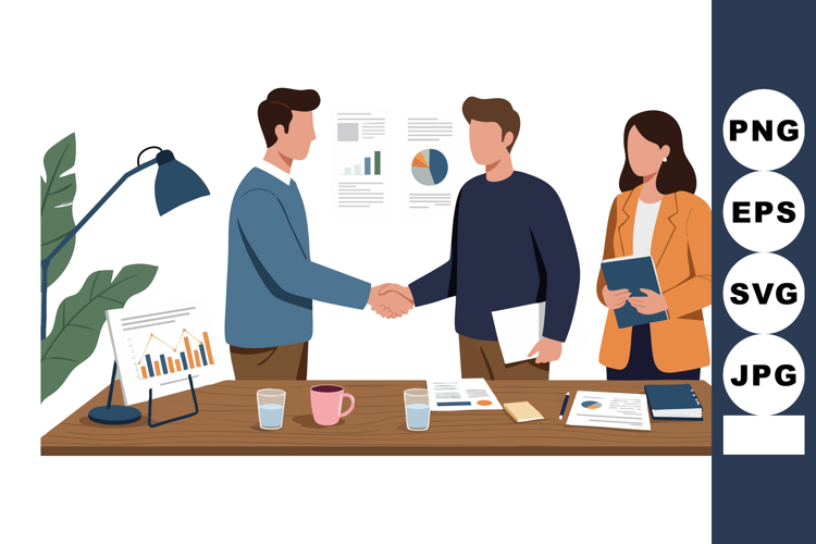 Handshake Clipart Image 5