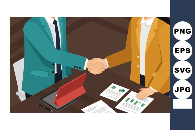 Handshake Clipart Image 4