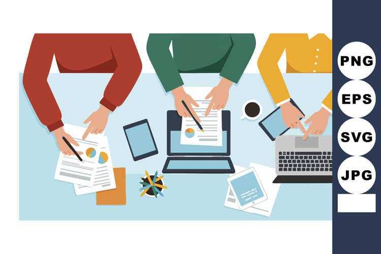 Working Together Clipart Image 15