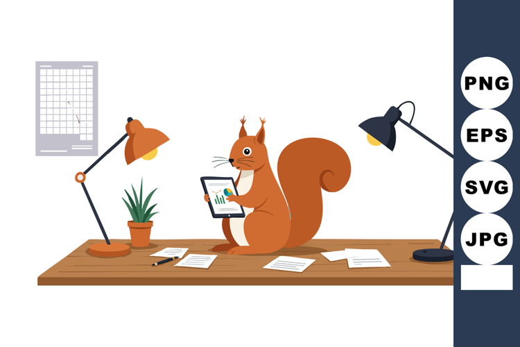Squirrel Clipart Image 3