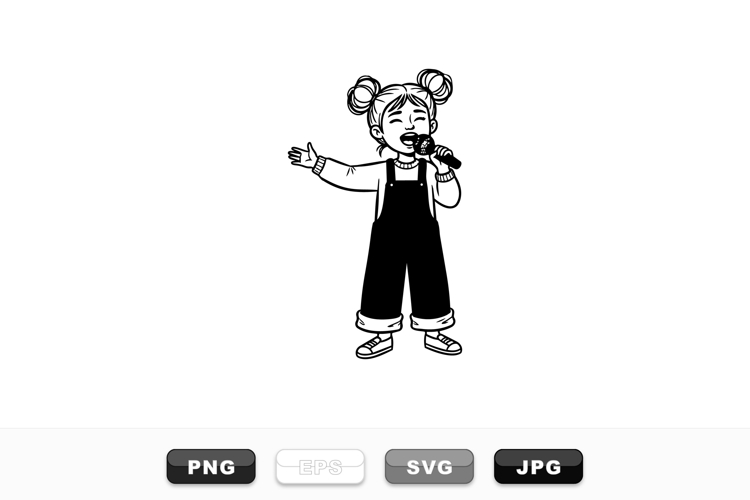 Black Girl Clipart Image 18