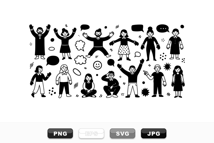 Black And White Clipart Image 20
