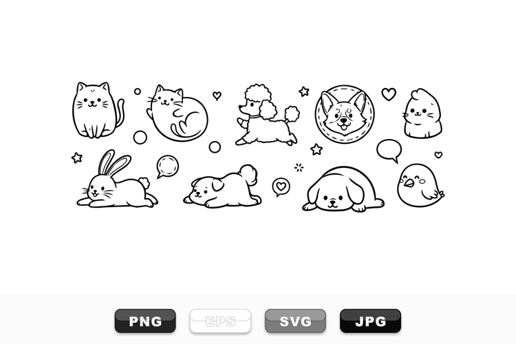 Cute Cat Illustration Image 7
